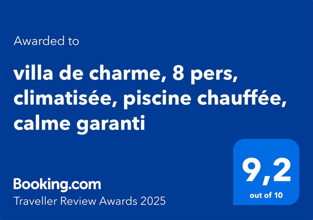 villa de charme, 8 pers, climatisée, piscine chauffée, calme garanti Roquebrune-sur Argens Extérieur photo